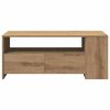 vidaXL Coffee Table Artisan Oak 102 x 55 x 43.5 cm Engineered Wood