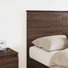 vidaXL Headboard with Headboard Brown Oak 120 cm Engineered wood