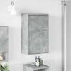 vidaXL Bathroom Cabinet Wall-mounted Concrete Grey 39 x 23.5 x 65 cm
