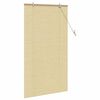 vidaXL Roller Blind with Curtains Manual Nature 80 x 160 cm Bamboo