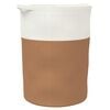 vidaXL Storage Basket Brown and White &Oslash;49x65 cm Cotton