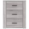 vidaXL Bedside Cabinet Grey Sonoma 50x36x60 cm Engineered Wood