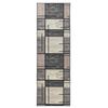 vidaXL Rug Runner LESAKA Brown 80 x 150 cm Diamond Velvet