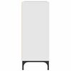 vidaXL Sideboard High Gloss White 79.5 x 33 x 82 cm Engineered Wood