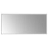 vidaXL LED Bathroom Mirror Transparent 90 x 40 cm Tempered Glass
