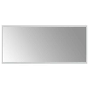 vidaXL LED Bathroom Mirror Transparent 90 x 40 cm Tempered Glass