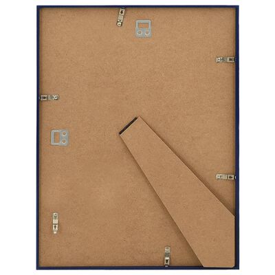 vidaXL Photo Frames Collage 3 pcs for Wall or Table Blue 40x50 cm MDF