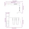 vidaXL Outdoor Playset Solid Wood Pine