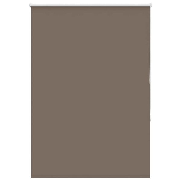 vidaXL Roller Blind Blackout Coffee 90x150 cm Fabric Width 85.7 cm Polyester
