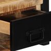 vidaXL TV Cabinet 100x30x25 cm Solid Rough Wood Mango