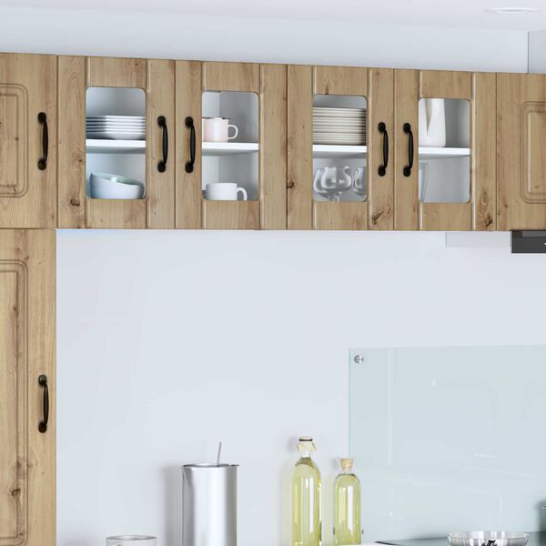 vidaXL Dishwasher Panel Lucca 2 pcs Artisan Oak 60 x 31 x 40 cm