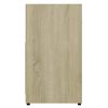 vidaXL Bathroom Cabinet Sonoma Oak 60x33x61 cm Engineered Wood