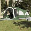 vidaXL Family Tent Tunnel 8-Person Green Waterproof