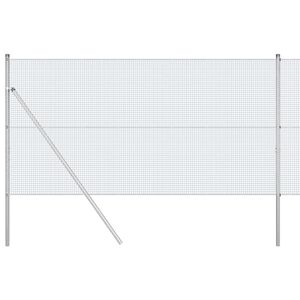 vidaXL Ground Fix Welded Wire Fence 25 x 1.4 m (W x H)