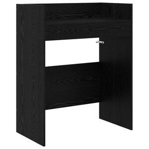 vidaXL DJ Table Black Oak 102 x 45 x 102 cm Engineered Wood