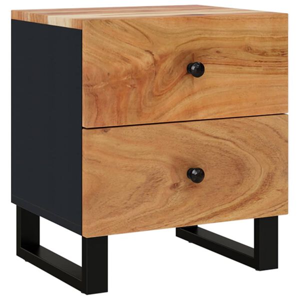 vidaXL Bedside Cabinet 40x33x46 cm Solid Wood Acacia