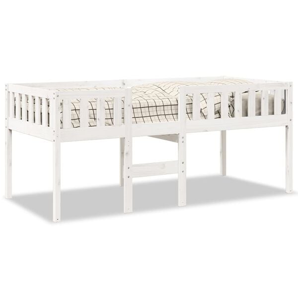 vidaXL Children's Bed without Mattress White 90x190 cm Solid Wood Pine