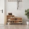 vidaXL Shoe Cabinet Sonoma Oak 102x36x60 cm Engineered Wood