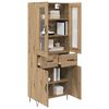 vidaXL Highboard Artisan Oak 69.5 x 34 x 90 cm Engineered Wood