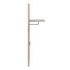 Finori Coat Rack Bali 41B Sonoma Oak and Natural Cane Print