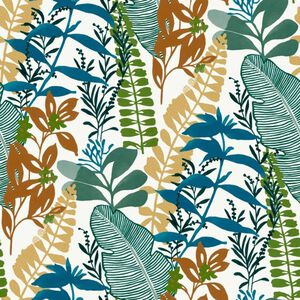 Noordwand Wallpaper Good Vibes Big Leaves Blue and Green