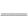 vidaXL Floating Wall Shelves 2 pcs Concrete Grey 90x23.5x3.8 cm MDF