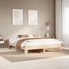 vidaXL Bed Frame without Mattress 200x200 cm Solid Wood Pine