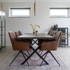 House Nordic Dining Chair with Swivel Ava Brown