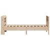 vidaXL Bed Frame without Mattress 90x190 cm Single Solid Wood Pine