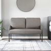 vidaXL Sofas with Cushion Taupe 115 x 56 x 80 cm Plywood