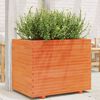 vidaXL Garden Planter Wax Brown 90x60x72 cm Solid Wood Pine