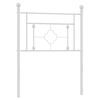 vidaXL Metal Replace Headboard White 75 cm