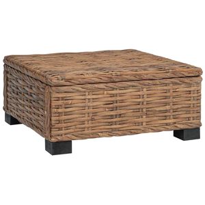 vidaXL Coffee Table GENDT Natural Rattan Natural 67 x 60 x 30 cm