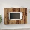 vidaXL TV Cabinet Set Wall-mounted 8 pcs Old Wood Engineered Wood