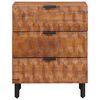 vidaXL Bedside Cabinet Brown 50 x 33 x 62 cm Solid Mango Wood