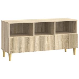 vidaXL TV Cabinet Sonoma Oak 102 x 34.5 x 50 cm Engineered Wood