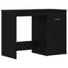 vidaXL Desk Black Oak 100 x 50 x 76 cm Engineered Wood