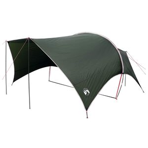 vidaXL Camping Tarp Water-resistant Army Green 550 x 400 x 230 cm