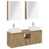 vidaXL Bathroom Cabinet Set 5 pcs Artisan Oak Engineered Wood
