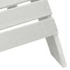 vidaXL Adirondack Chair White 74 x 82 x 92cm HDPE
