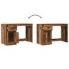 vidaXL Desk with Drawer Old Wood 50 x 115 x 75 cm Engineered Wood