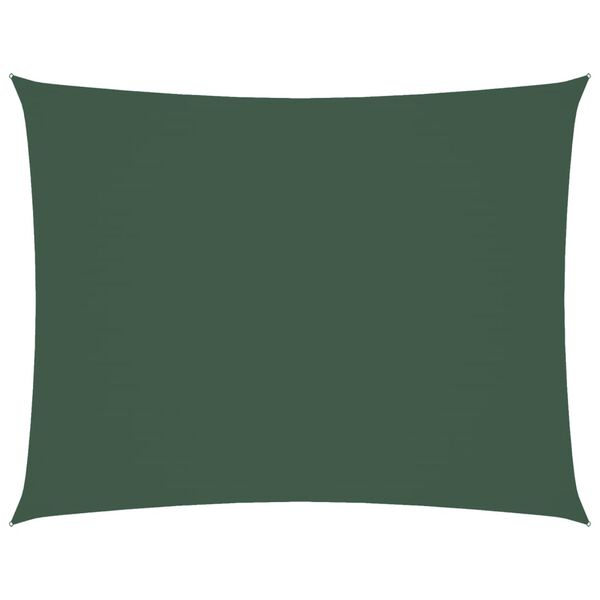 vidaXL Sunshade Sail Oxford Fabric Rectangular 3x6 m Dark Green