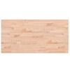 vidaXL Table Top 100x50x2,5 cm Rectangular Solid Wood Beech