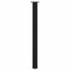 vidaXL Bar Table Legs 4 pcs Black 110-112 cm Steel