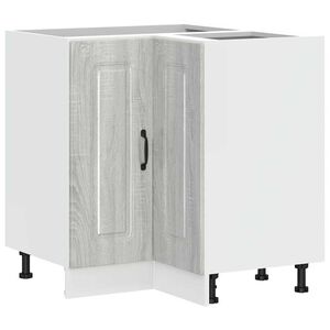 vidaXL Kitchen Corner Base Cabinet Kalmar Grey Sonoma Engineered Wood