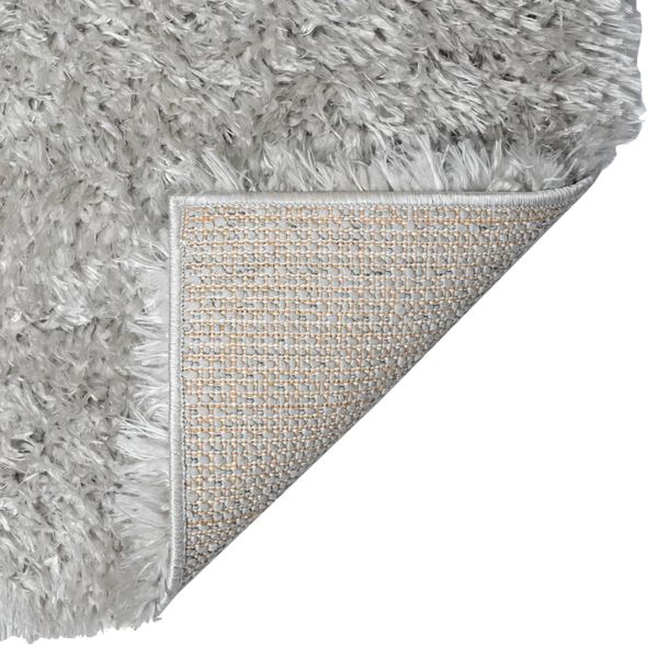 vidaXL High Pile Shaggy Rug Grey 140x200 cm 50 mm