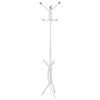 vidaXL Coat Stand White 176 cm Powder-coated Iron