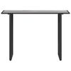 vidaXL Garden Table Grey 100 x 55 x 70 cm Steel and DPC