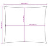 vidaXL Sunshade Sail Oxford Fabric Rectangular 2x2.5 m Yellow