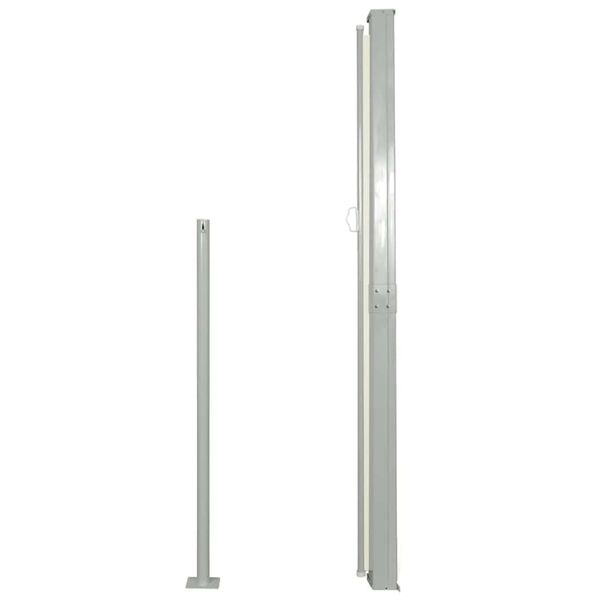 vidaXL Retractable Side Awning 140 x 300 cm Cream